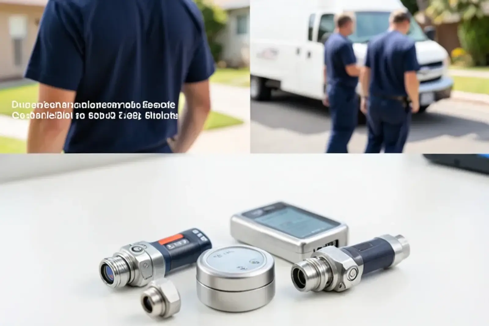 Specialized inspection and testing instruments used for gas safety and meter shutoff protocols after an earthquake