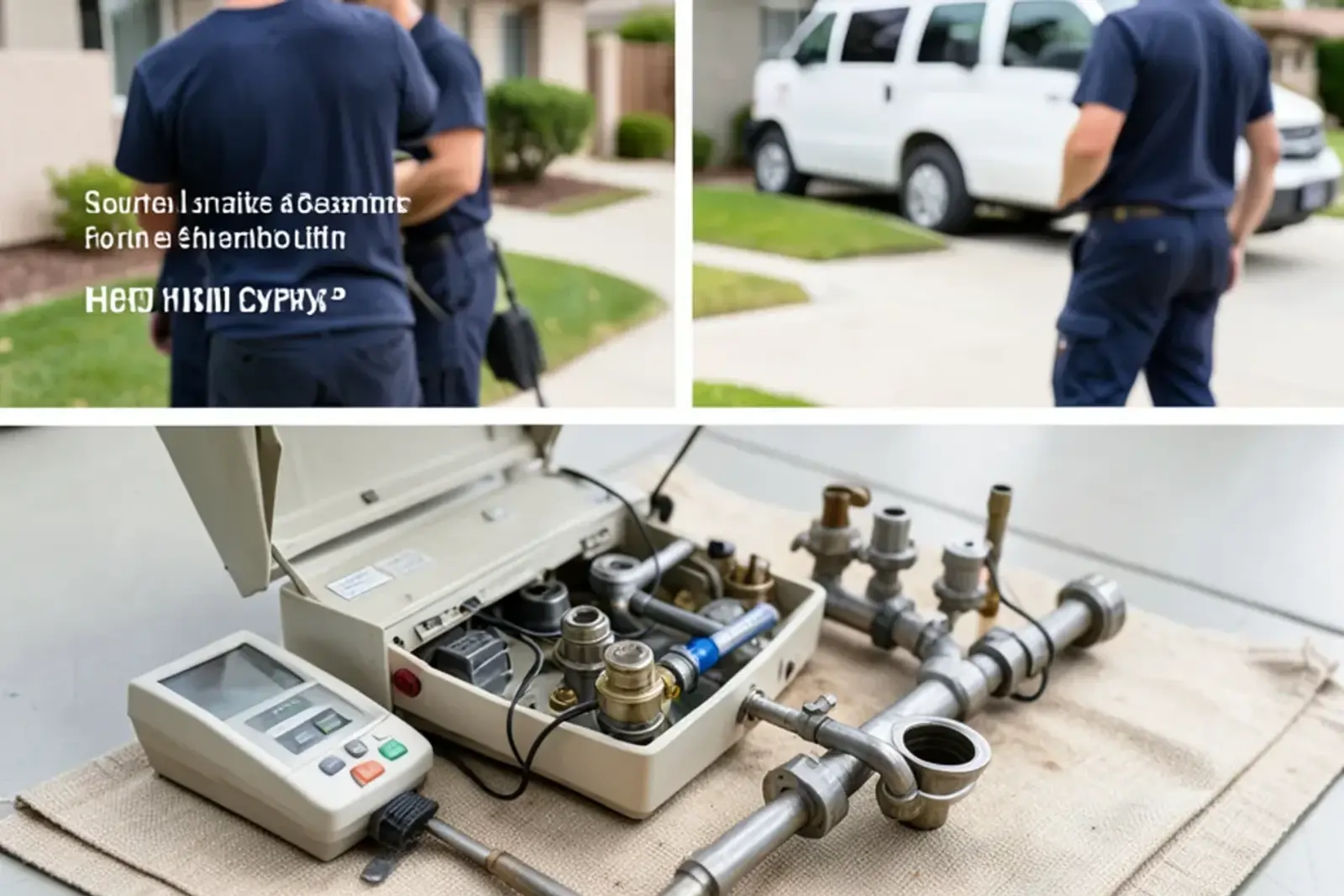 Specialized diagnostic instruments used during drain cleaning testing