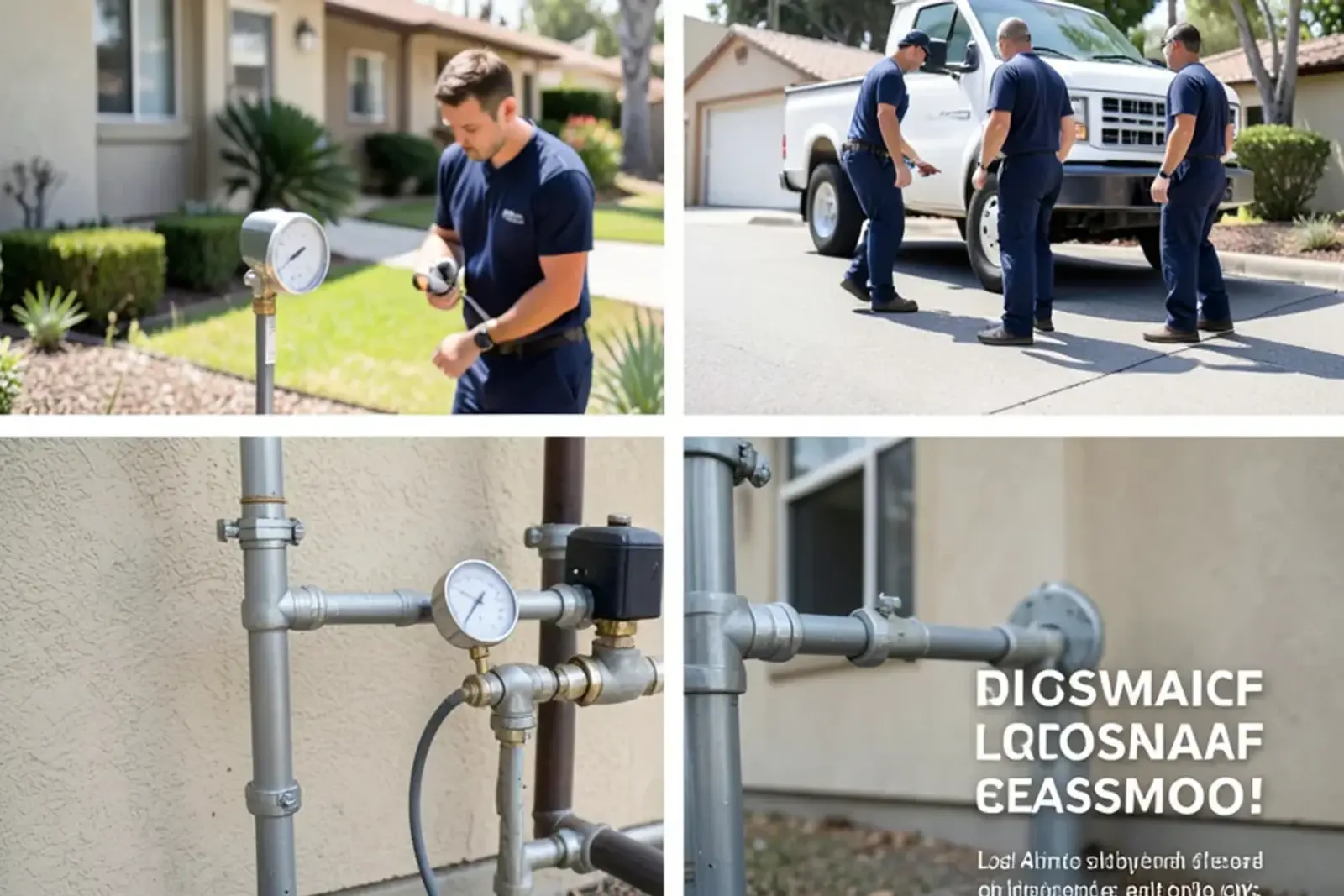 Completed garbage disposal repair project undergoing final verification testing