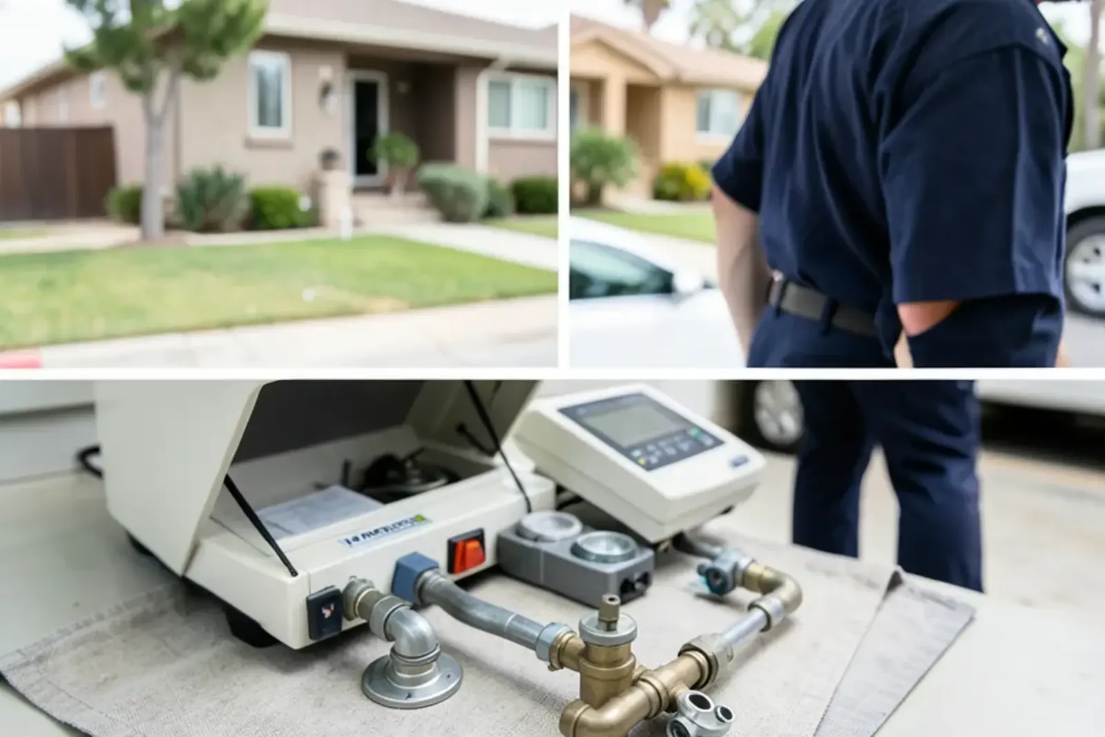 Specialized diagnostic instruments used during hydro jetting testing