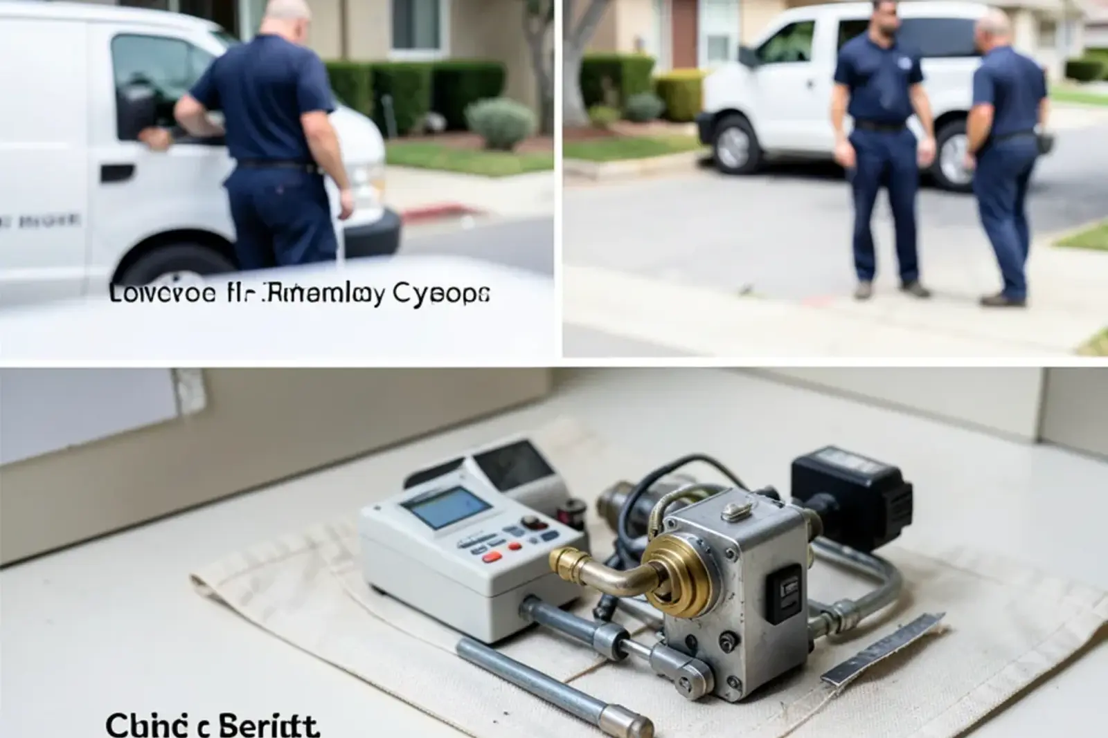 Specialized diagnostic instruments used during water softener installation testing